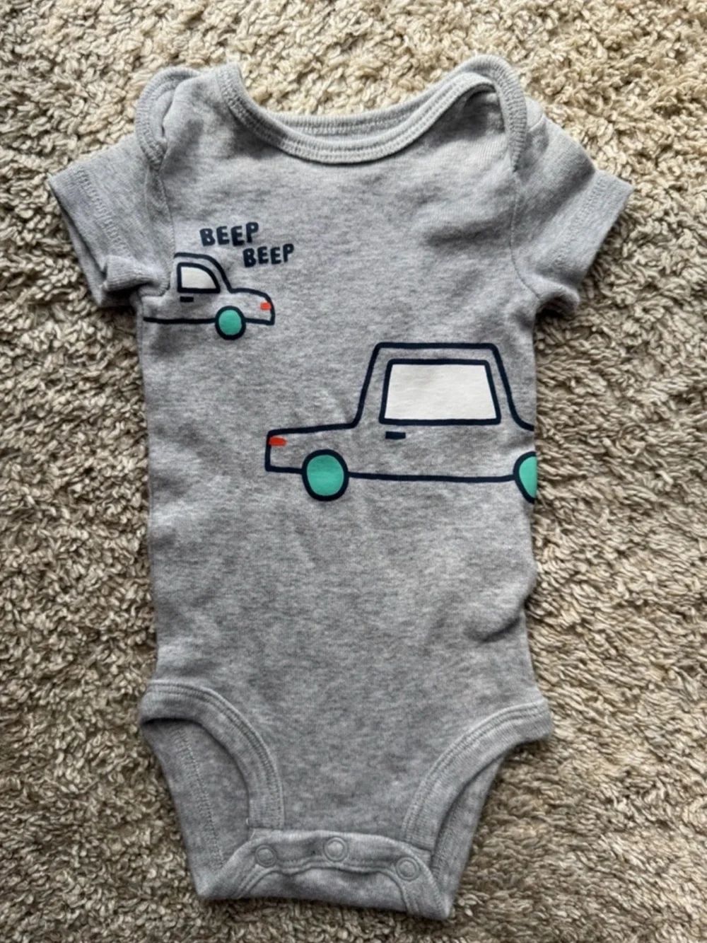Carter’s Newborn 2-Piece Car Bodysuit & Pants Set NB